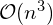 \mathcal{O}(n^3)