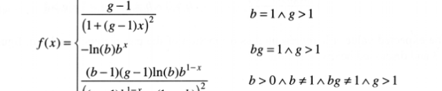 PDF of the MBBEFD distribution